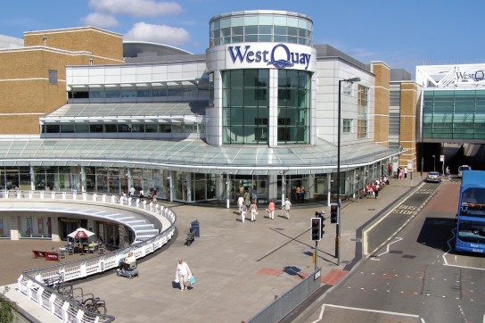 West Quay Shopping Centre in Southampton